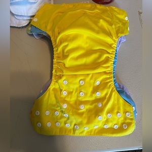 Cloth diapers, one size adjustable, unisex, with liners